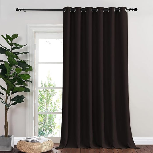 NICETOWN Toffee Brown Blackout Curtains