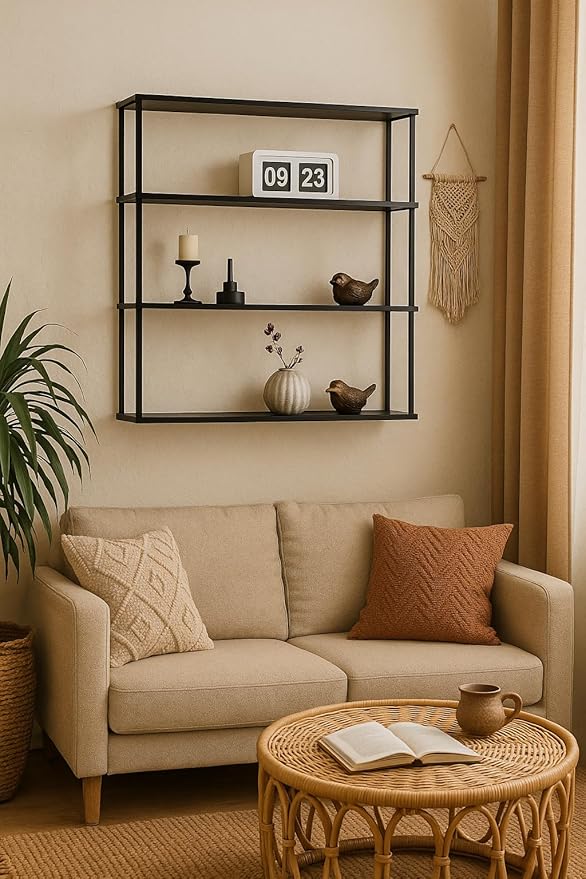 Mango Steam Wall-Mounted Steel Shelving Unit