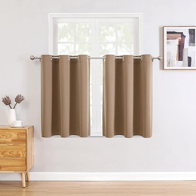 ChrisDowa Small Window Curtains