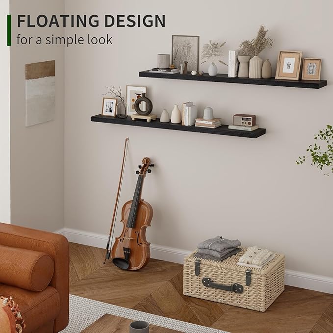 Marsmiles Wood Floating Shelves