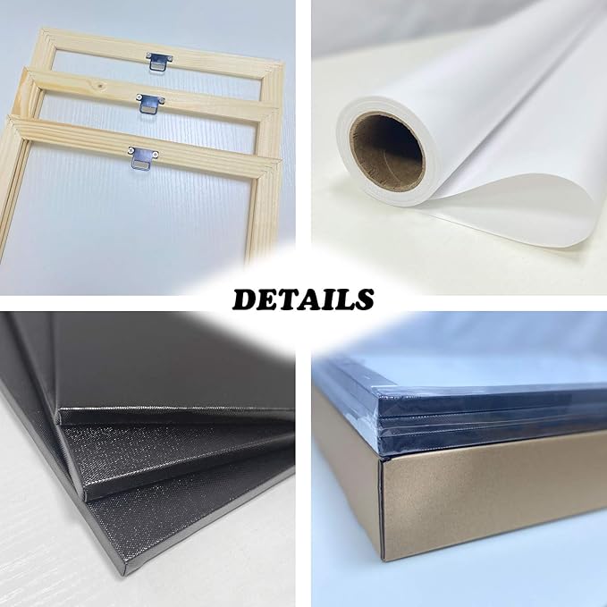 KAWAHONE Grind Hustle Conquer Success Wall Art, Motivation Canvas Wall Decor