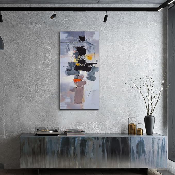 Ardemy Abstract Wall Art for Living Room Canvas Art Wall Decor, Modern Textured