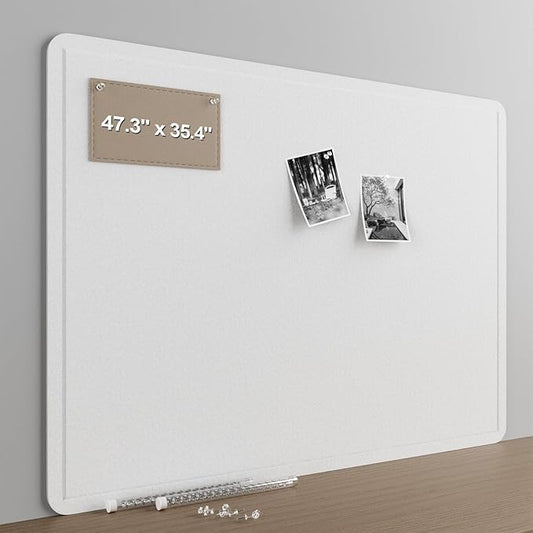 Large Felt Bulletin Board for Wall, Soft Felt Cork Board for Office, Home