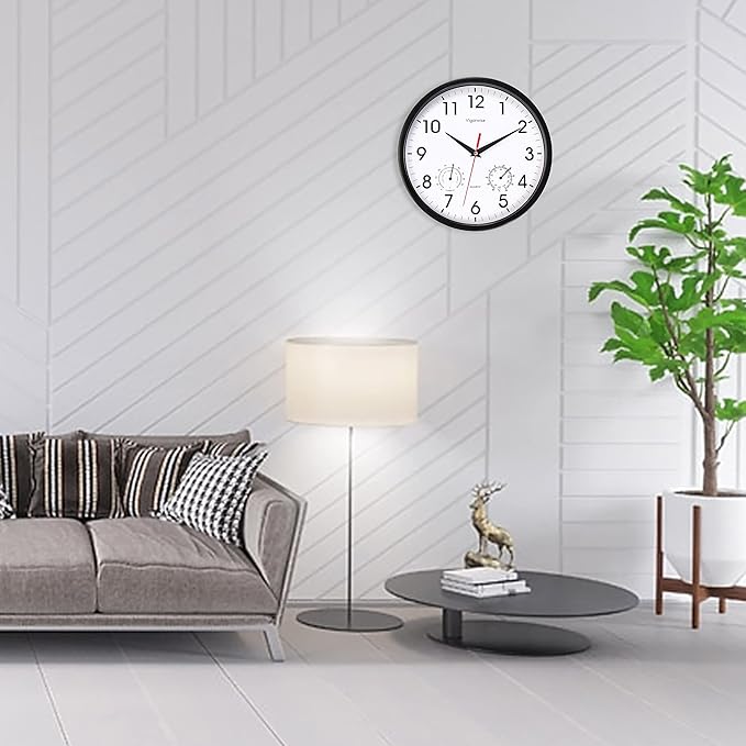 Wall Clock, Sweep Silent Movement Accurate Clocks