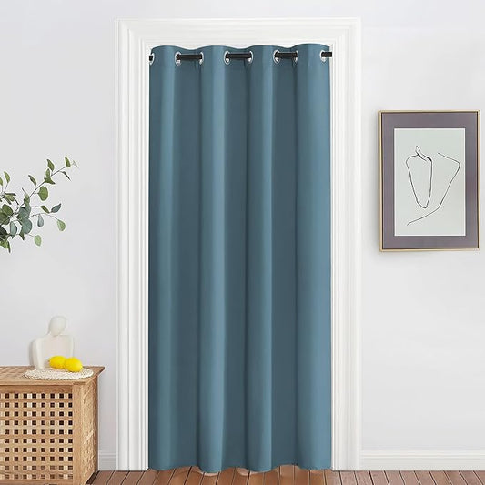 NICETOWN Blackout Doorway Curtain Drape 78 inch Long