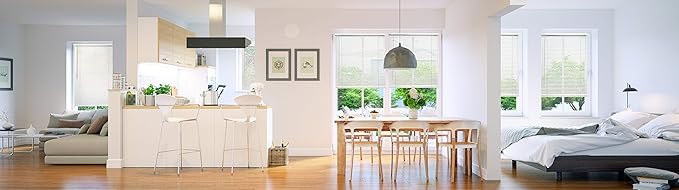 CHICOLOGY Mini Blinds for Indoor Windows – 31"W X 64"H, Kitchens & Apartments