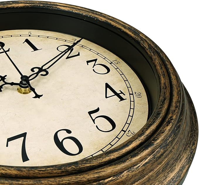 Plumeet Extra Large Retro Wall Clock