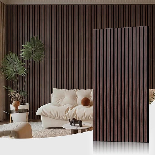 Wood Slat Acoustic Wall Panels-3D Fluted Sound Absorbing Panel