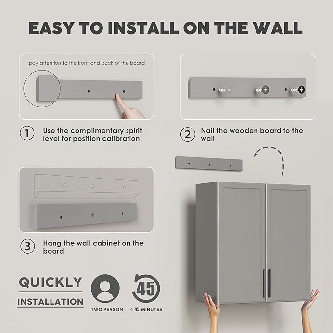 Furnaza Wall Storage Cabinets