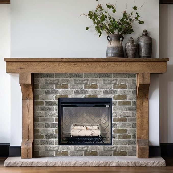 COMSTICKC 3D Faux Brick Wall Panel Peel and Stick, Small Size, Ultra-Light PVC