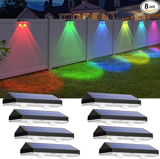 Solar Fence Lights Outdoor