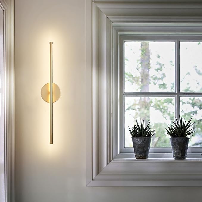 KARTOOSH Battery Operated Wall Sconces, Dimmable Wall Sconces Set of Two