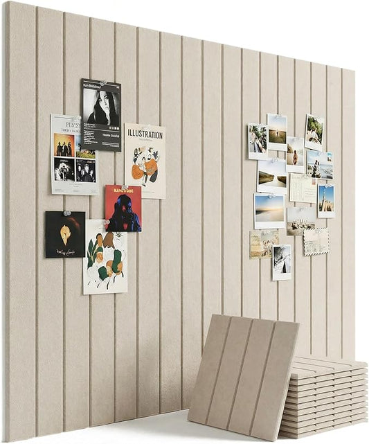 Aothia Felt Bulletin Board Tiles Large 48" x 36" Cork Board Alternative
