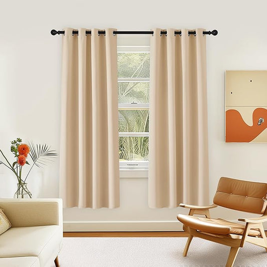 NICETOWN 72 inch Bedroom Curtain, Thermal Insulated Grommet Window Treatments