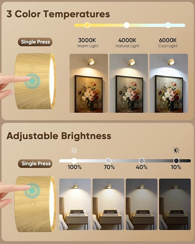LED Wall Mounted Lights 2 Pcs