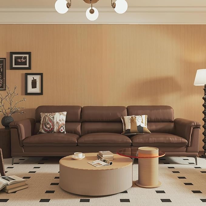 Light Brown Wood Contact Paper Thick Oak Wood Wallpaper Peel and Stick 16"x354"