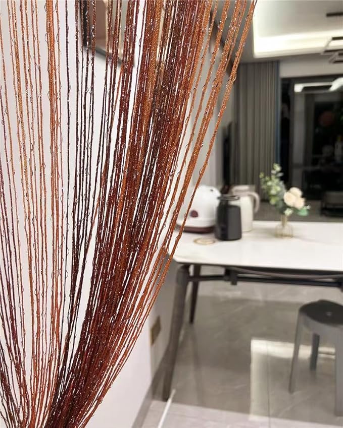 ave split Decorative Door String Curtain Wall Panel Fringe Window Room Divider
