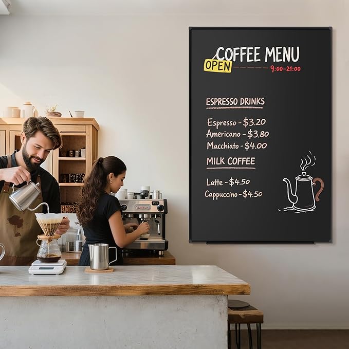SELEAD Magnetic Chalkboard 72 x 48 Inches
