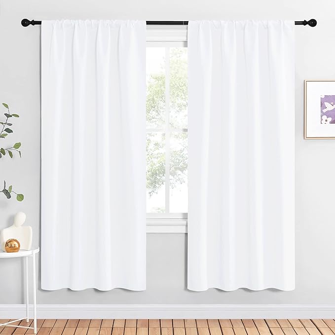 NICETOWN 50% Light Blocking Kitchen Curtains