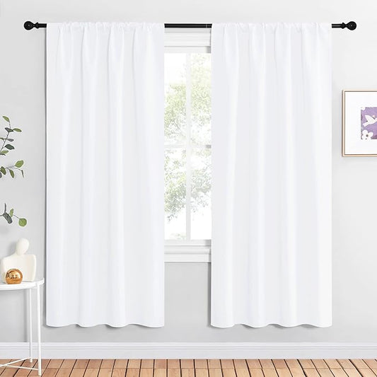 NICETOWN 50% Light Blocking Kitchen Curtains
