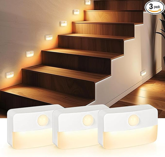 Guankai 3 Pack Motion Sensor Stair Light