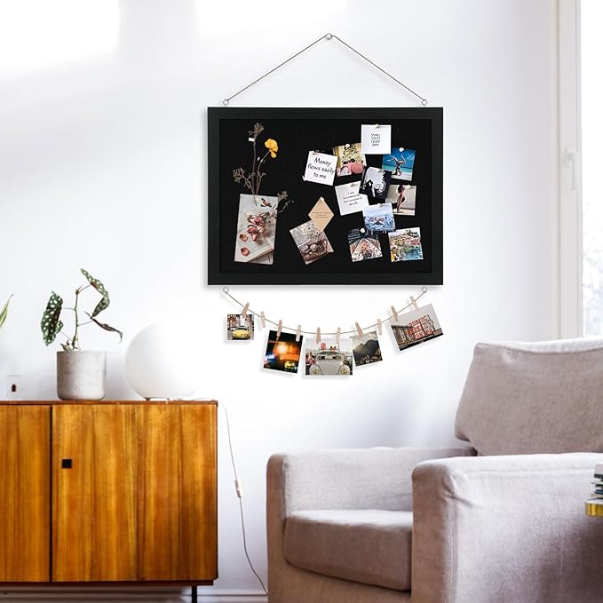 DOLLAR BOSS Black Cork Board