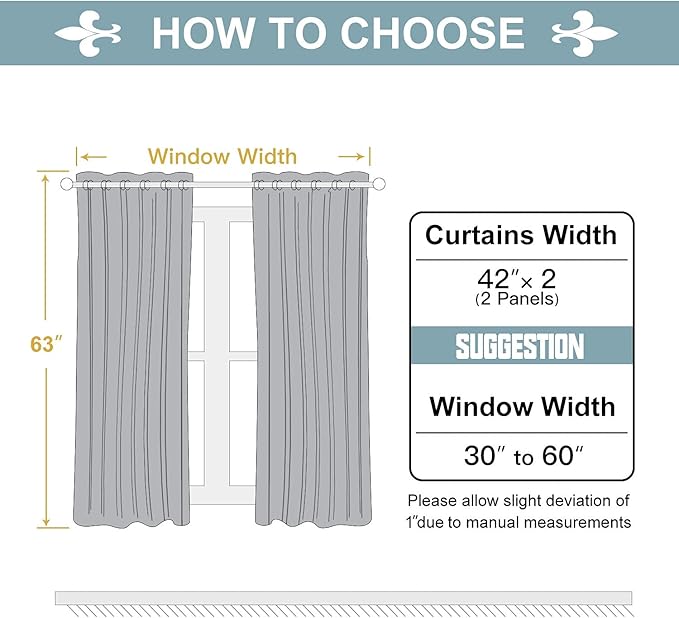 ChrisDowa Grommet Blackout Curtains