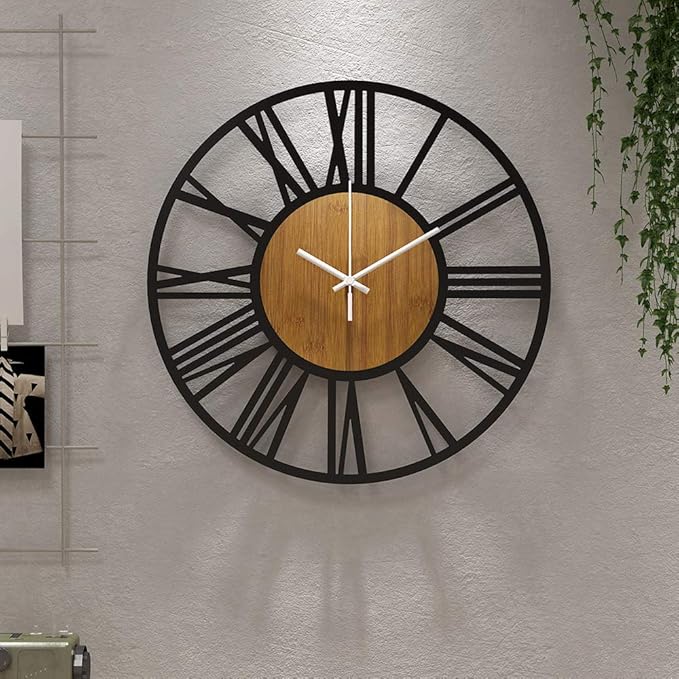 1st owned Wall Clocks for Living Room Decor, Round Silent Non Ticking, Modern