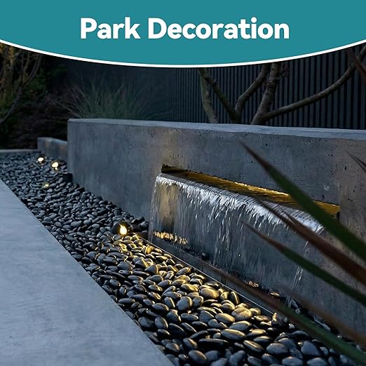 40lbs Black Rocks for Planters, 2-3 Inch Decorative Rocks for Potted Plants, Polished Garden Stones for Outdoor Landscaping, Walkways, Yard, River Rocks for Flower Pots, Vase