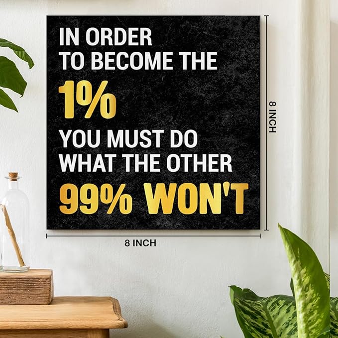 Inspirational Wall Art, Motivational Positive Quotes Wall Decor