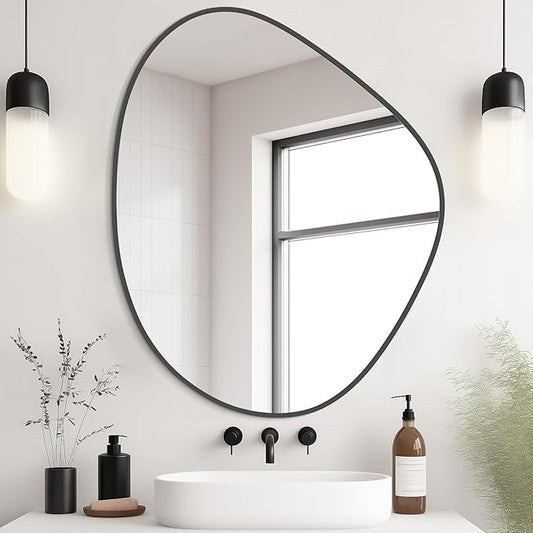 WallBeyond Asymmetrical Mirror, Irregular Wall Mirror