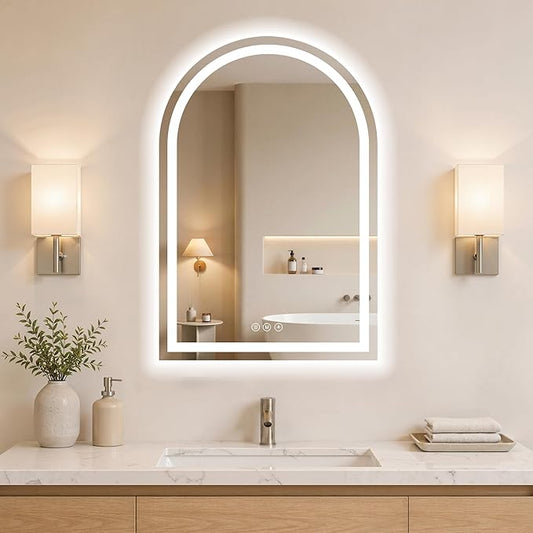 Arched LED Bathroom Mirrors