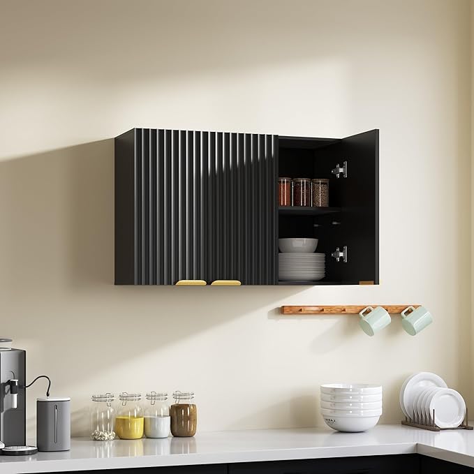 ChooChoo 3 Doors Wall Cabinet Laundry Room, Bathroom Wall Cabinet
