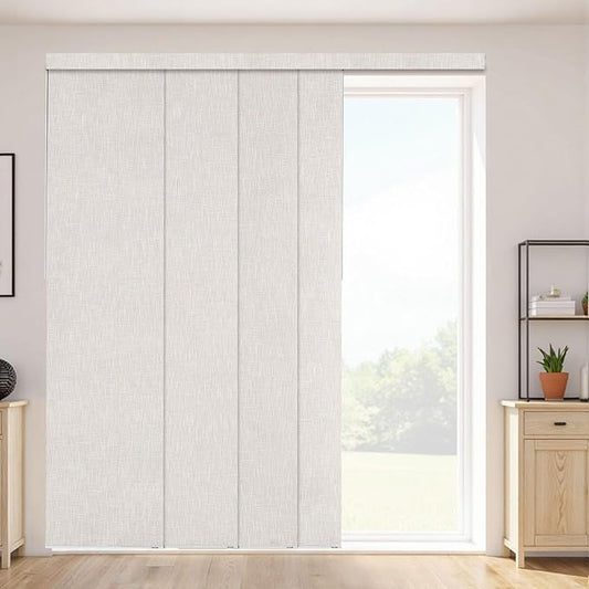 VEVOR Panel Track Blinds, Extendable Track from 45.8 in to 86 in W, Trimmable