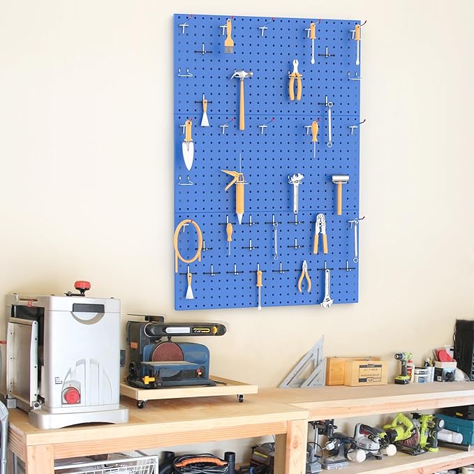 TORACK 3 PCS Metal Pegboard Panels