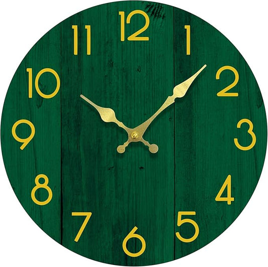 Wall Clock, Modern Wall Clocks Battery Operated, Silent Non Ticking Clock