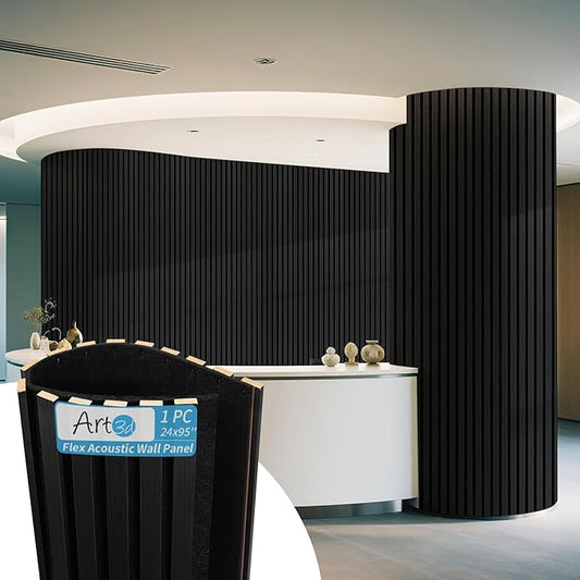 Art3d 1-Pack Acoustic Wood Slat Wall Panel