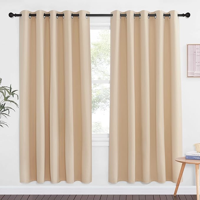 PNICETOWN Blackout Doorway Curtain Room Darkening
