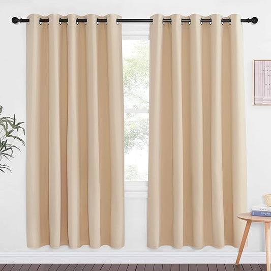 PNICETOWN Blackout Doorway Curtain Room Darkening