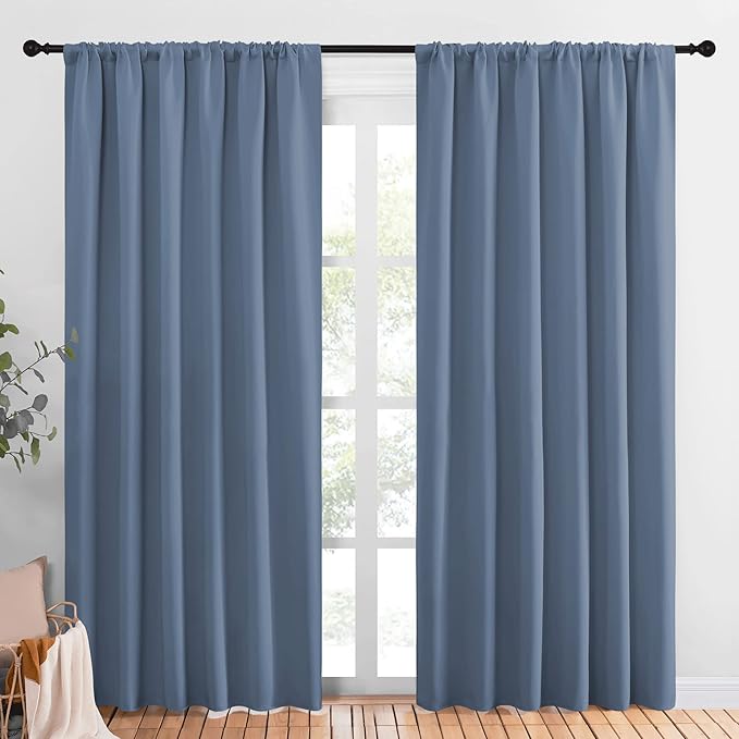 NICETOWN Living Room Curtains, Window Treatment Energy Saving Thermal Insulated