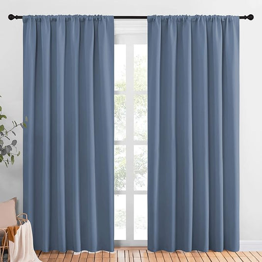 NICETOWN Living Room Curtains, Window Treatment Energy Saving Thermal Insulated
