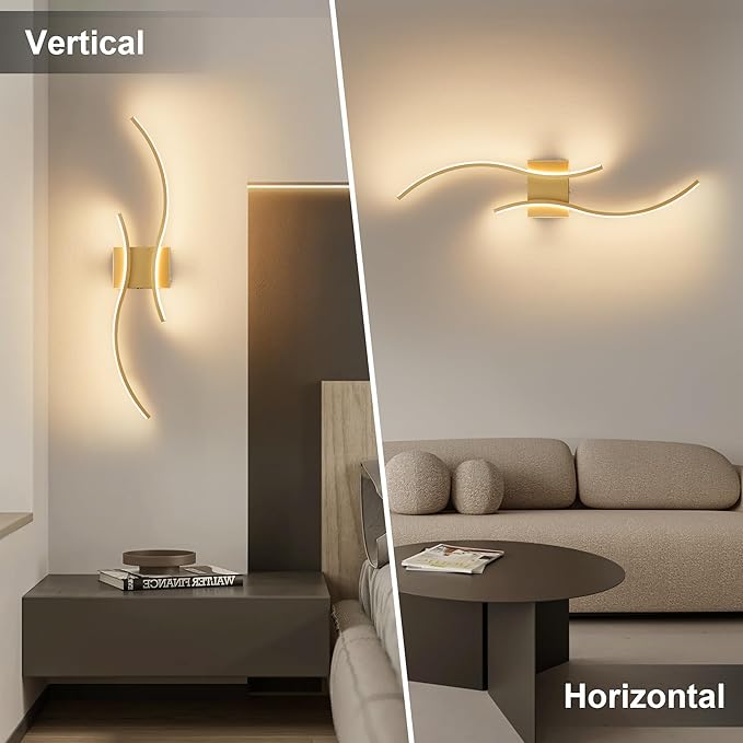 KARTOOSH Battery Operated Wall Sconce