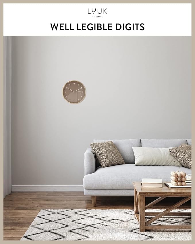 LUUK LIFESTYLE 10” Wall Clock