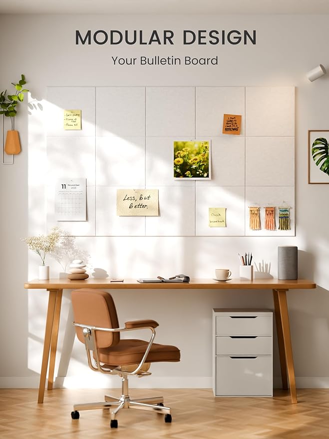 Bumusty Large Cork Board 48" x 36" Alternative