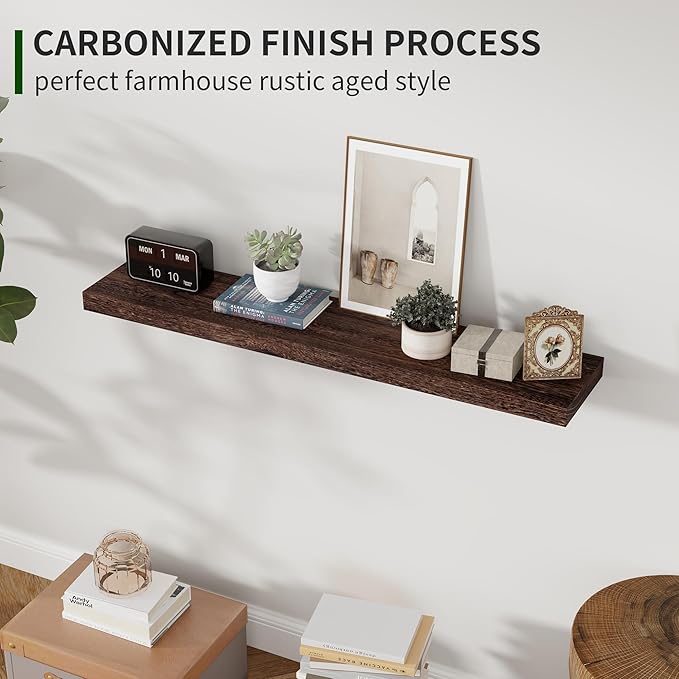 Marsmiles Wood Floating Shelves