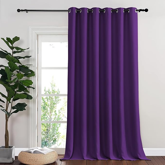 NICETOWN Royal Purple Blackout Curtains