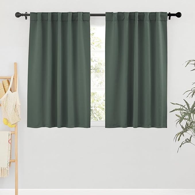 RYB HOME Blackout Curtains for Bedroom, Window Shades Thermal Insulating
