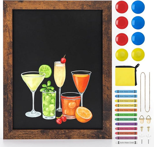 Magnetic Chalkboard, 9x12 Inches Blackboard