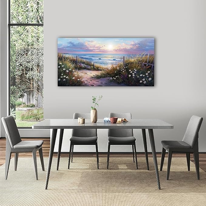 hyidecorart Blue Ocean Artwork Pictures Canvas Wall Art