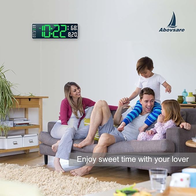 Digital Clock, Digital Wall Clock